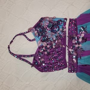 Purple & Blue Lyrical Dance Costume